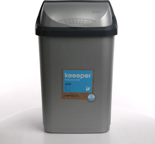 Kosz na śmieci Keeeper srebrny (0607002133 Alt)