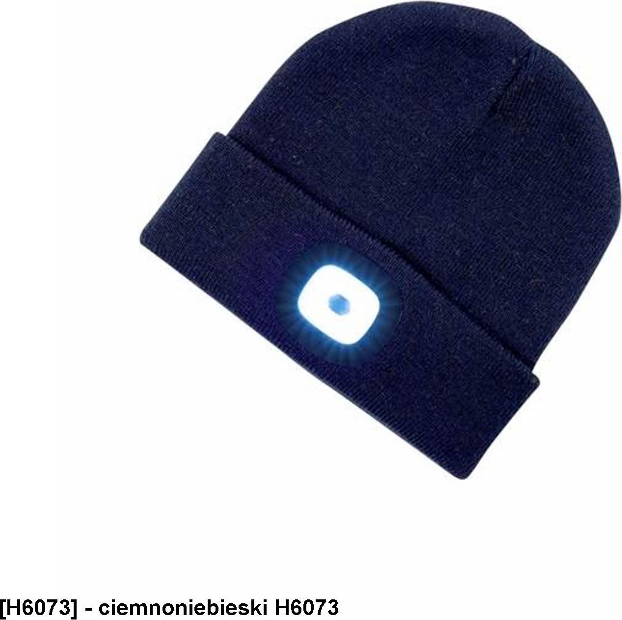 Ardon H6070 - LED - czapka zimowa z latarką - ciemnoniebieski H6073