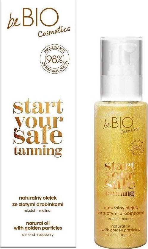BeBio BE BIO_Ewa Chodakowska naturalny olejek do ciała ze złotymi drobinkami 100ml