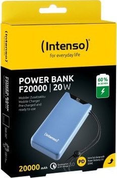 Intenso Intenso 7332055 bank mocy Litowo-polimerowy (LiPo) 20000 mAh Niebieski