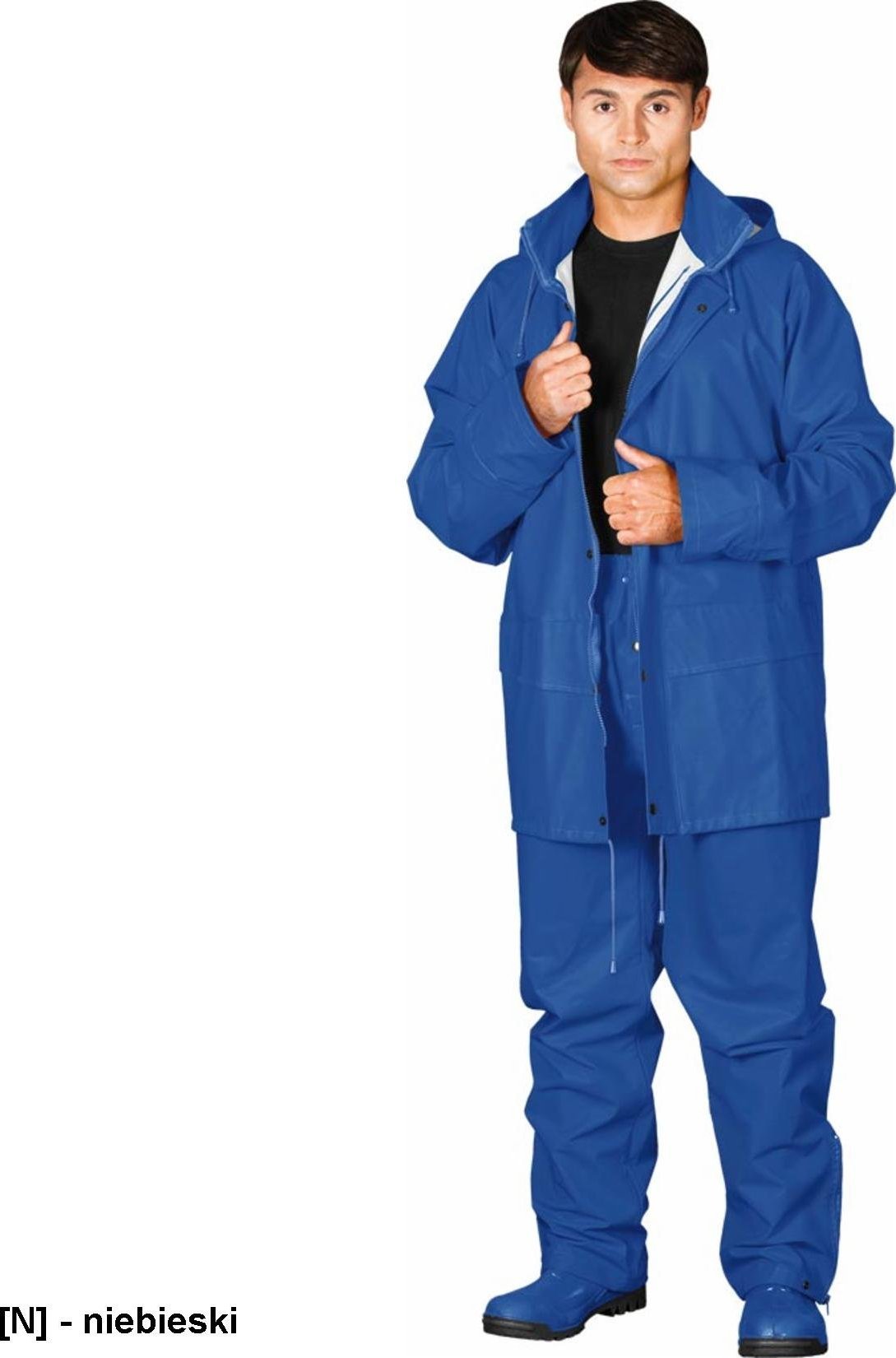 R.E.I.S. KPLPU - komplet przeciwdeszczowy - niebieski L