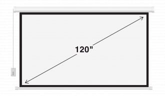 Ekran projekcyjny elektryczny z pilotem Camrock Matte ER 120