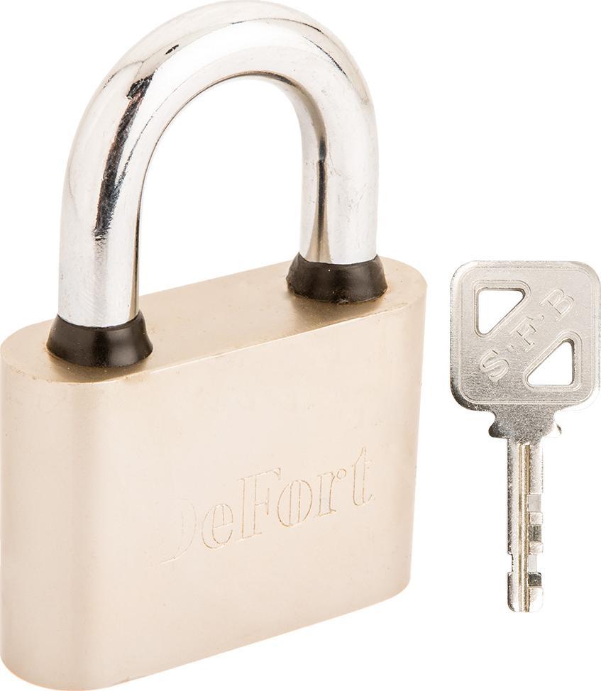 Defort Kłódka 60 mm, 3 klucze