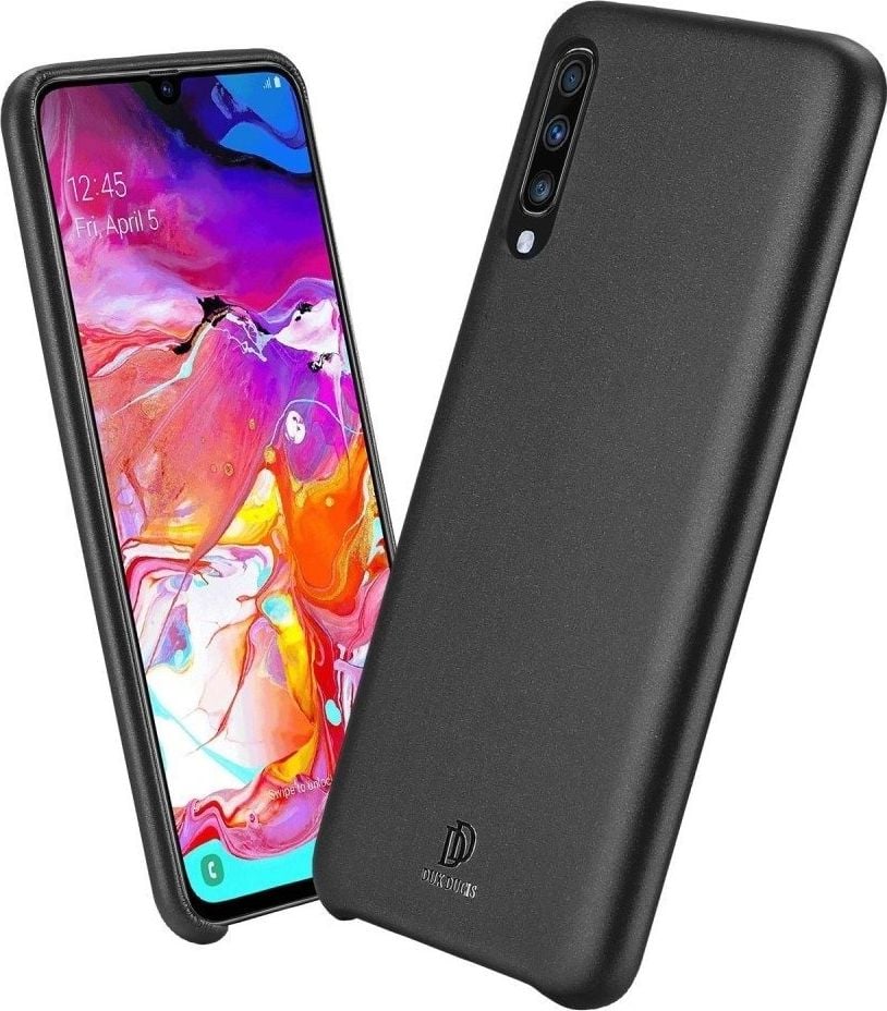Dux Ducis Dux Ducis Skin Lite case etui pokrowiec ze skóry ekologicznej SAMSUNG GALAXY A10 czarny uniwersalny