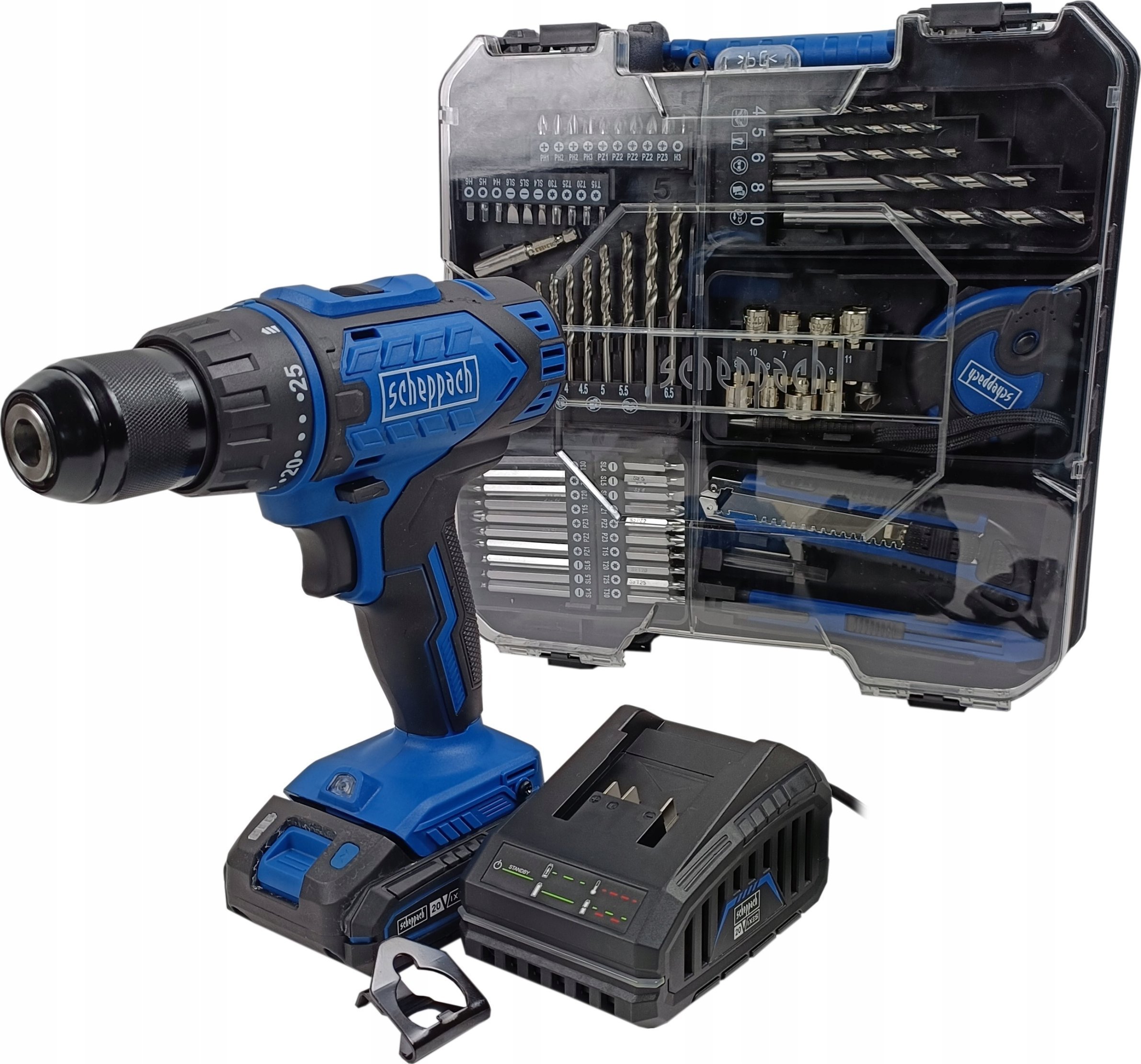 Wiertarko-wkrętarka Scheppach C-DTB74/1-X 20 V 1 x akumulator 2 Ah (5909315900)