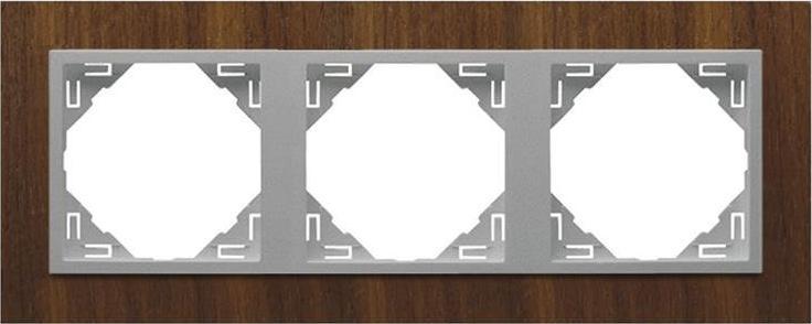 Efapel EFAPEL ARBORE RAMKA 3-KROTNA ORZECH WŁOSKI ALUMINIUM 90930 TNA