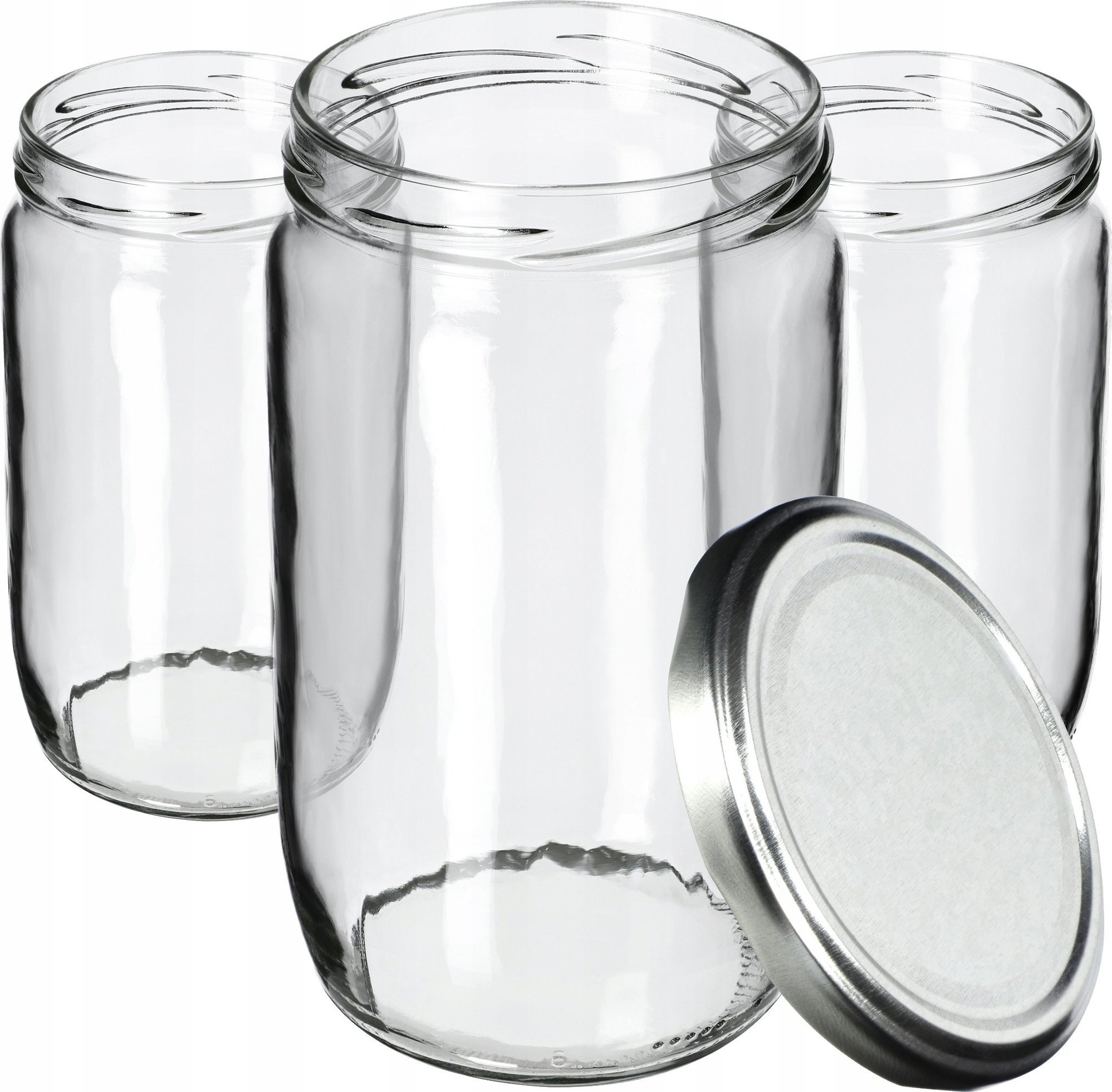 Kadax 8x Słoik Szklany 720ml Na Przetwory Zakrętki fi82