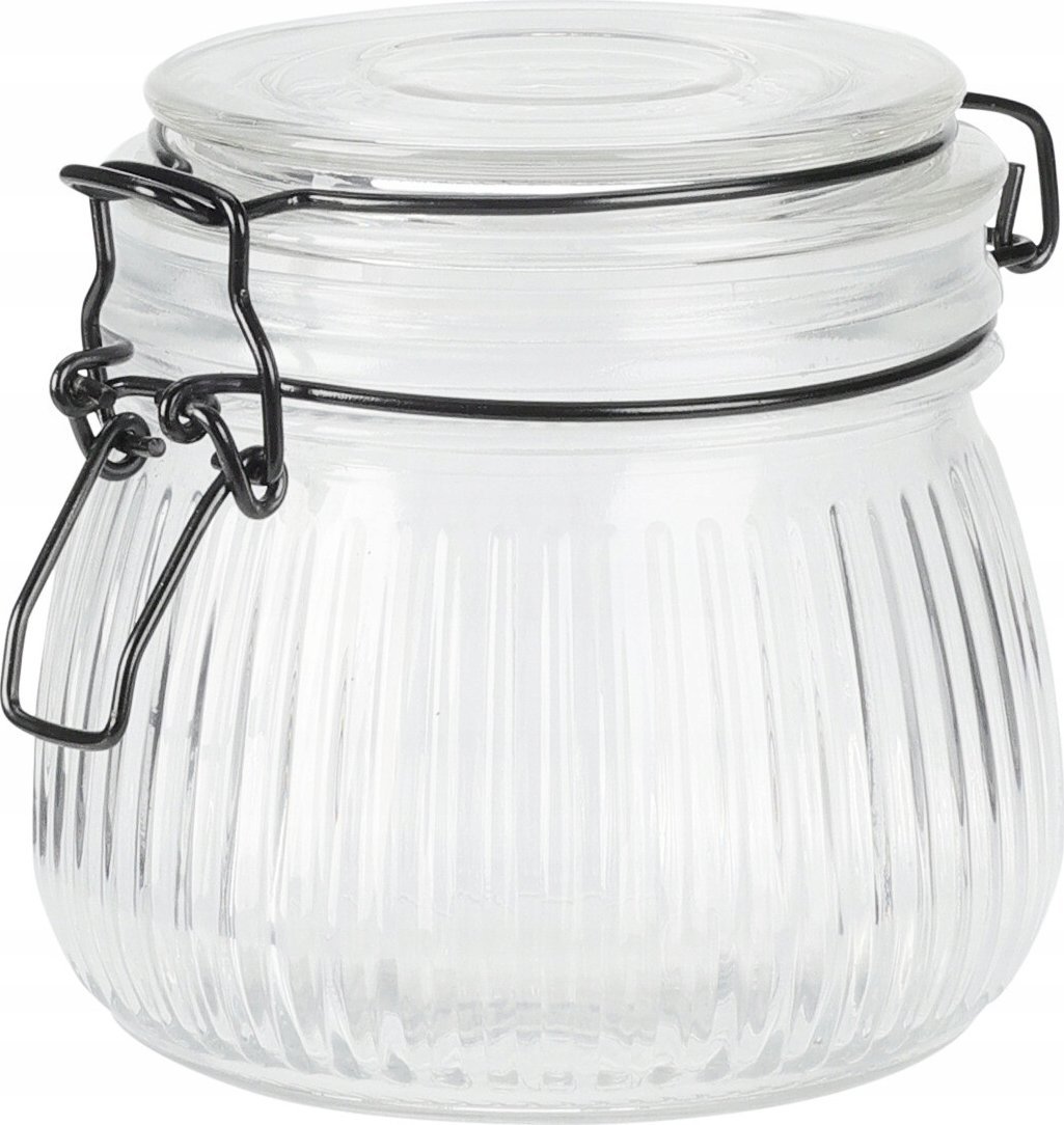 Koopman Szklany słoik z patentowym zamknięciem 500ml