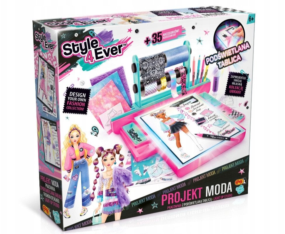 Projekt Moda. Pracownia z podświetlaną tablicą