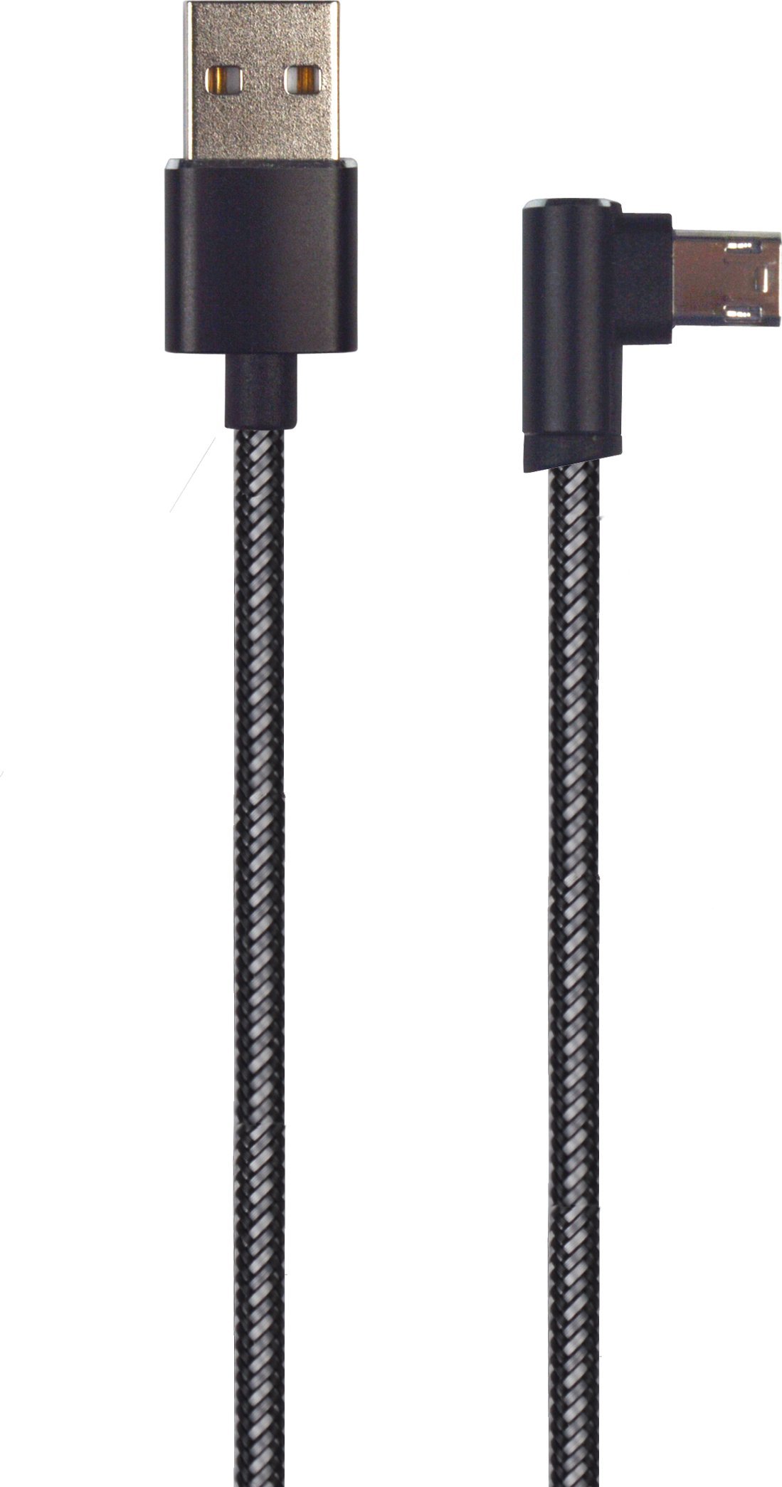 Kabel USB 2GO USB-B - micro-B 1 m Czarny (797005)