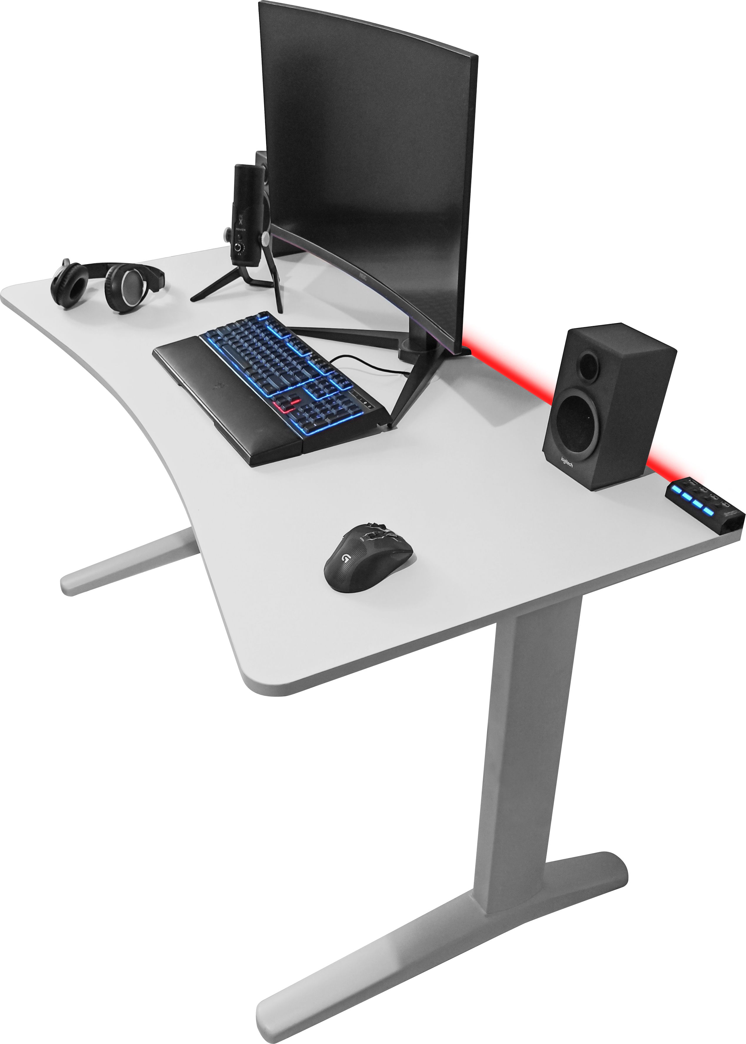 Biurko Zdesk CB-STLW-LH Białe 138 cmx68 cm