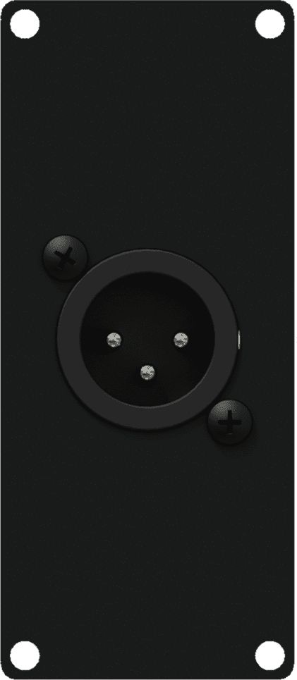 Caymon Moduł CASY ze złączem XLR męskim (CASY122/B)