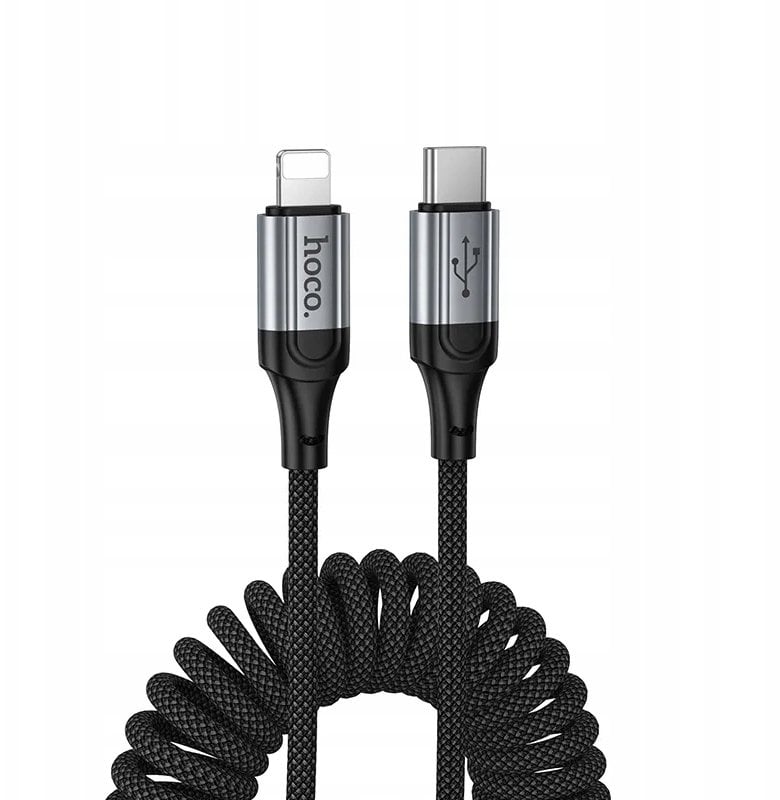 Kabel USB C do Lightning Hoco PD 2,4A 1,5 m X121 czarny