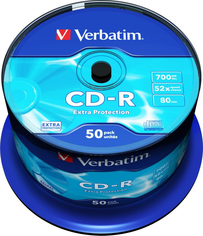 Verbatim CD-R 700 MB 52x 50 sztuk (43351)