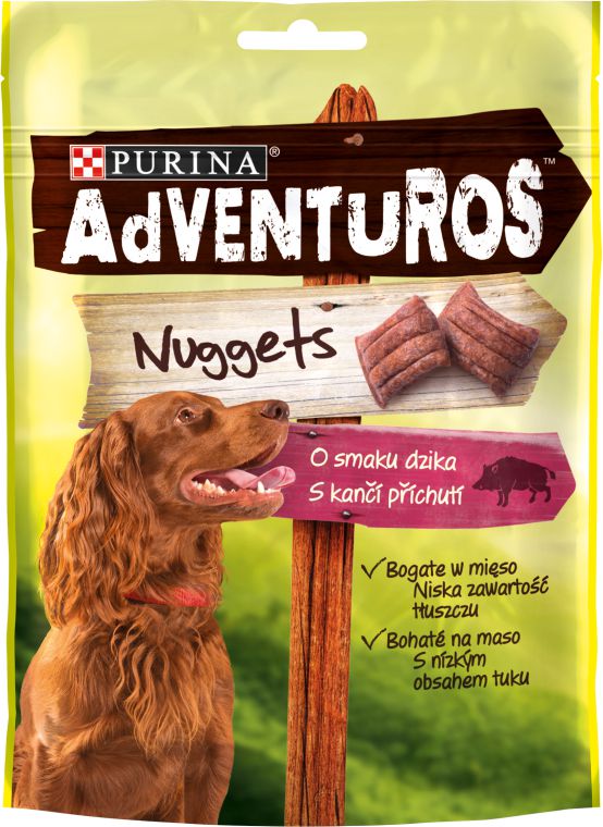 Nestle PURINA Adventuros Nuggets Dzik 90g