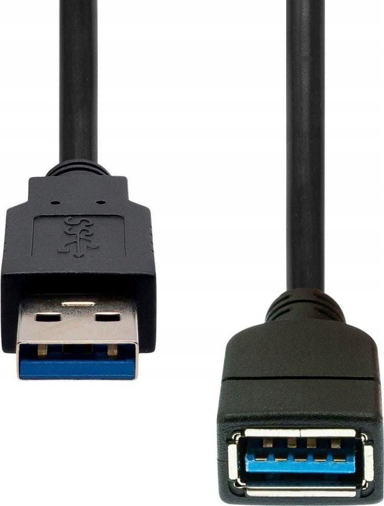 Kabel USB ProXtend USB-A - USB-A 1 m Czarny (JAB-7467606)