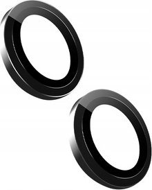 Jcpal Preserver Camera Lens Protector - osłony na obiektywy do iPhone 16 /16 Plus czarne