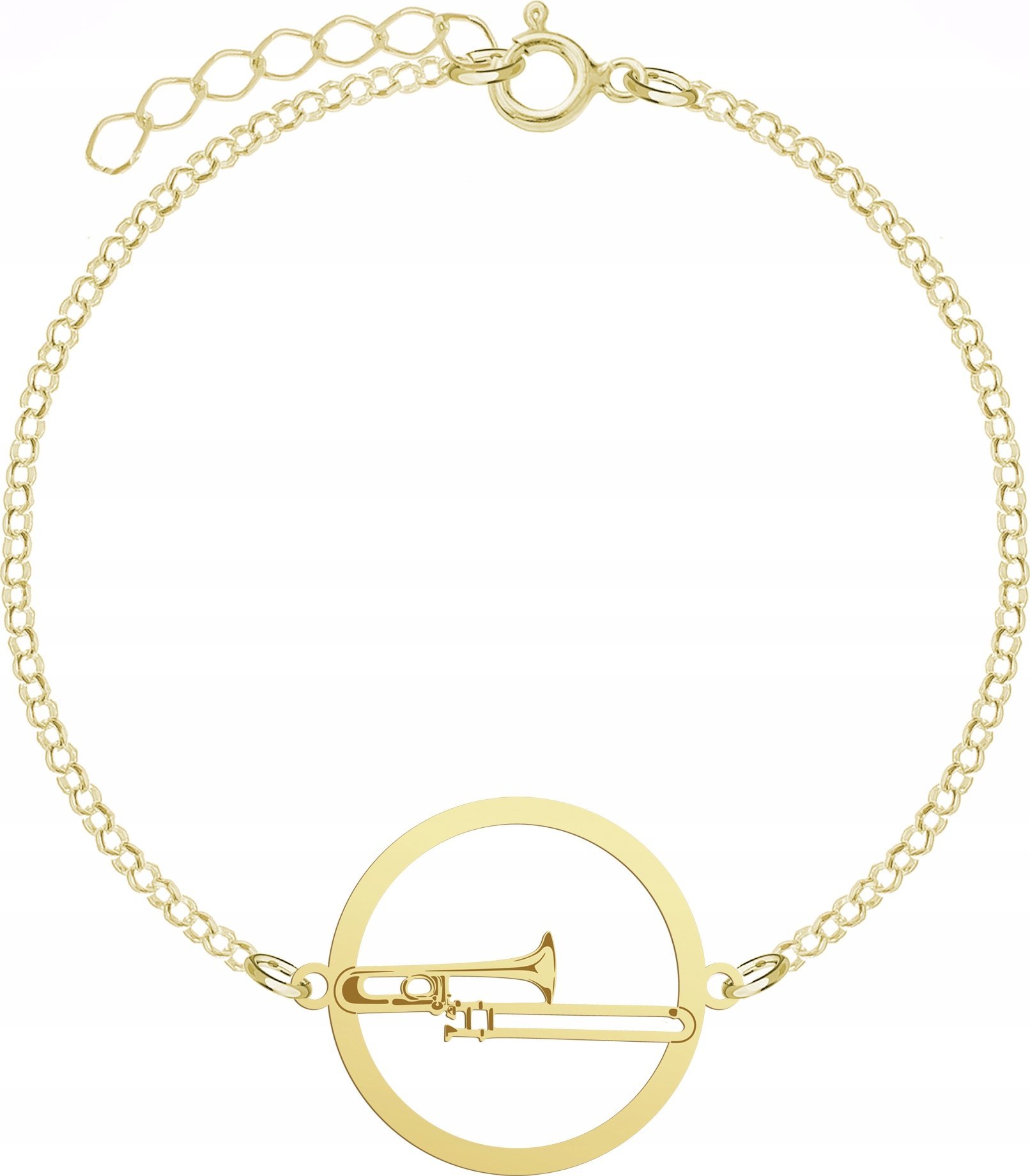 Radziszewska Jewellery Bransoletka Złota Puzon Łańcuszek Biżuteria Srebro 925 GRAWER GRATIS