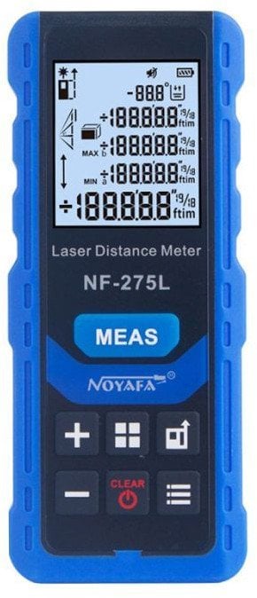 Dalmierz laserowy Lazerinis atstumo matuoklis iki 60m, žalio spindulio