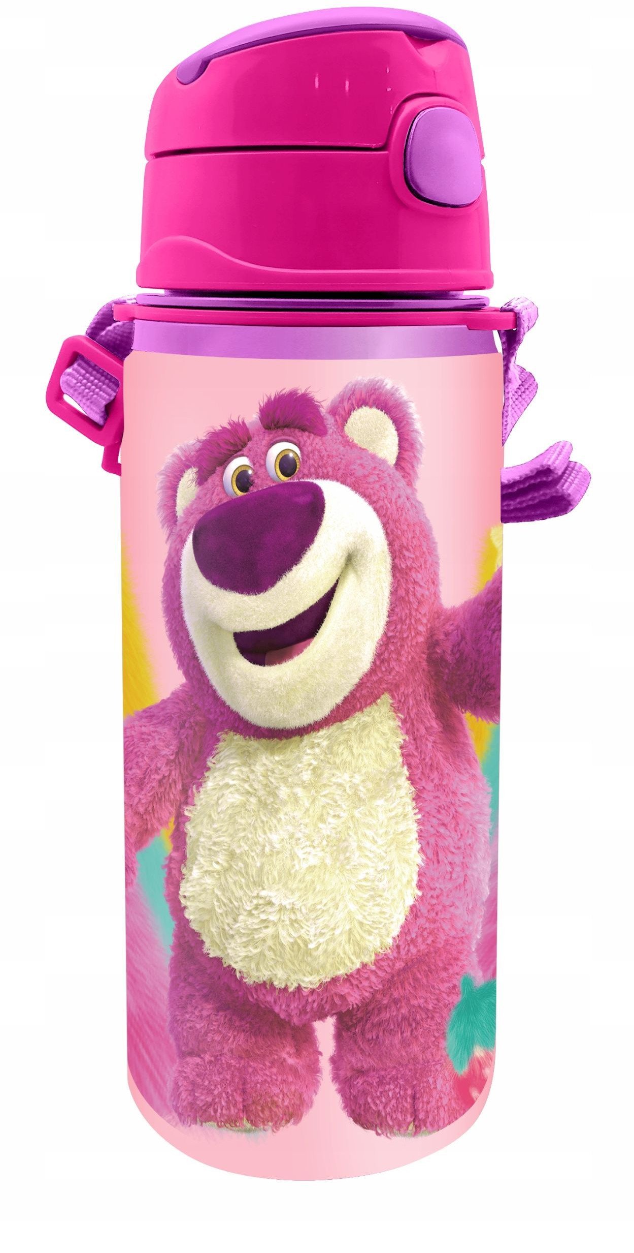 Bidon Aluminiowy Z Ustnikiem 600 Ml Lotso Toy Story / Lts00014