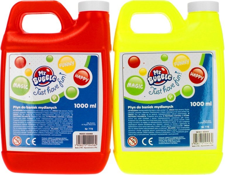 Mc Bańki Mydlane PLYN DO BANIEK 1000ML MY BUBBLE MIX2 BANIAK 12