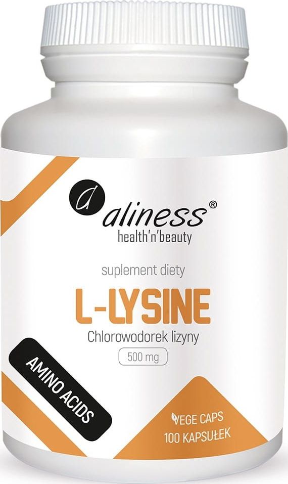 Holistic L-Lysine 500Mg 100 Kaps. Aliness Chlorowodorek Lizyny Hcl