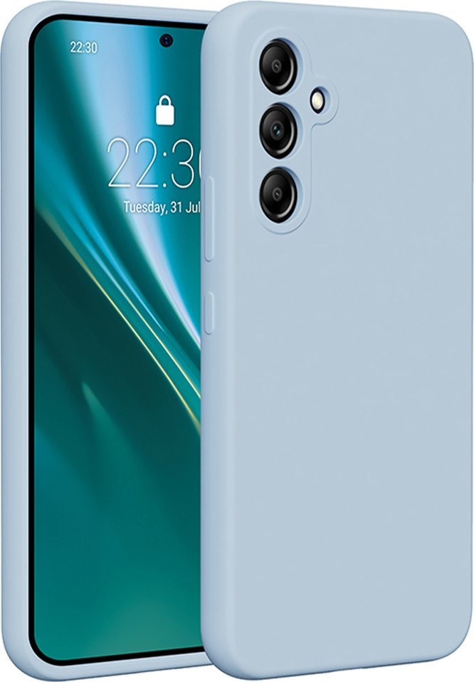 Etteri Nakładka Etteri Silicone Case do Samsung Galaxy A54 5G jasnoniebieska