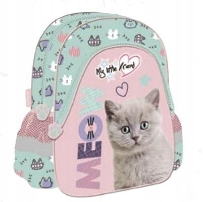Plecak przedszkolny 28cm D1 My Little Friend Fluffy Kitty