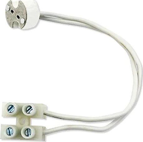 Aigostar Oprawka żarówki G5.3 ceramiczna biała Oprawka żarówki G5.3 ceramiczna biała