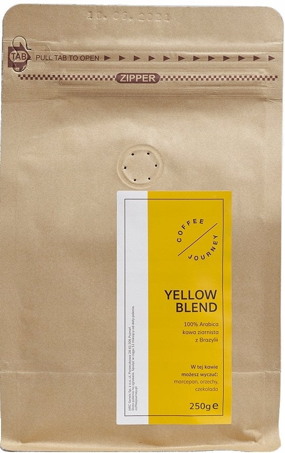 Kawa ziarnista Coffee Journey Yellow Blend 250 g