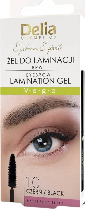 Delia Delia Eyebrow Expert żel do laminacji brwi Czerń 4ml
