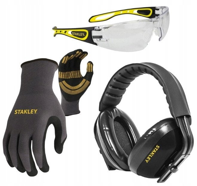 zestaw akcesoriów bhp stanley 4 cz.