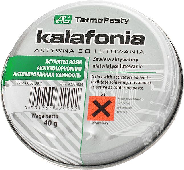 AG TermoPasty Kalafonia aktywna do lutowania 40g (AGT-034)