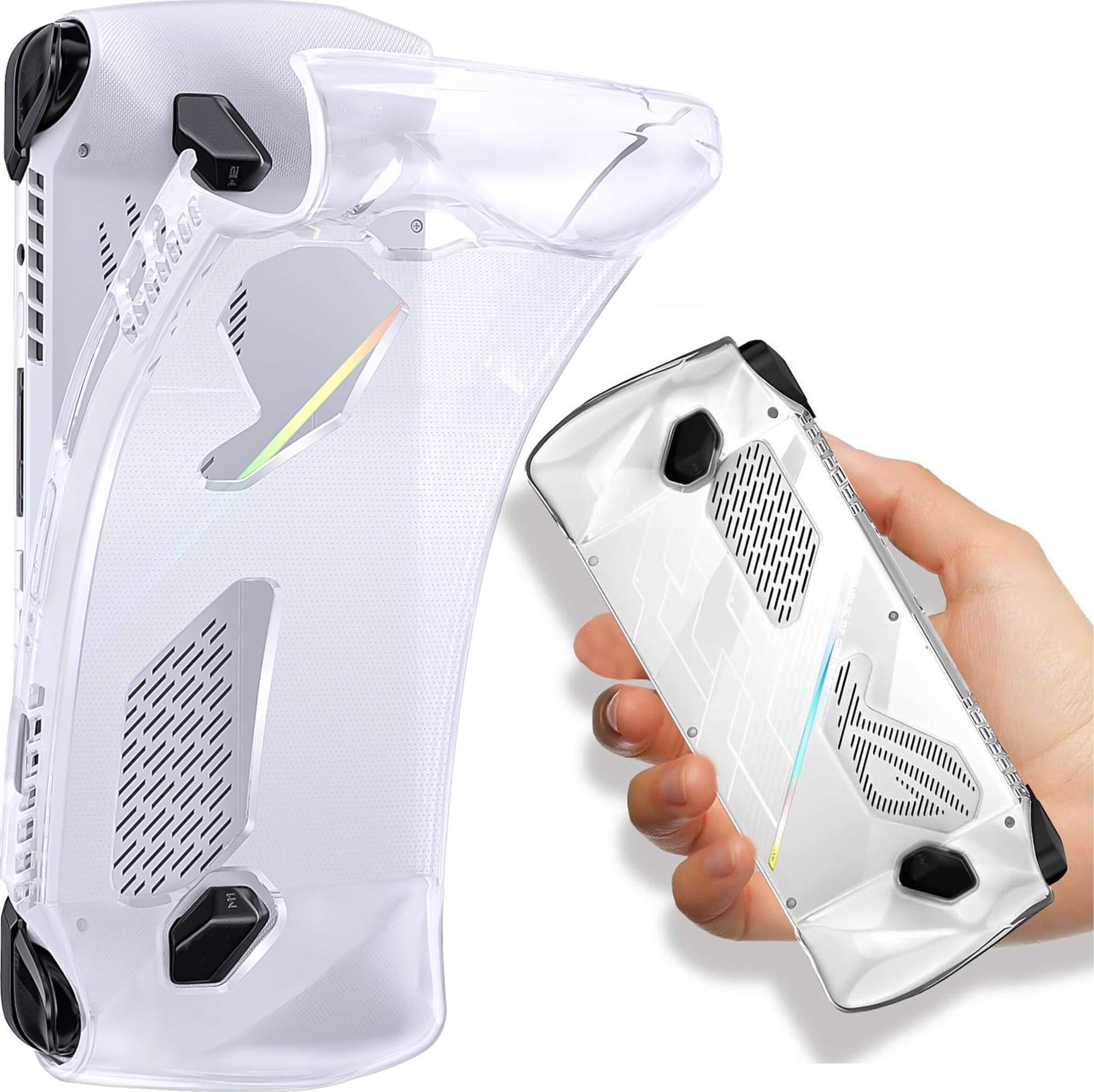 Alogy Etui do konsoli Asus Rog Ally Clear Case obudowa pokrowiec silikonowe nakładka Alogy przezroczyste