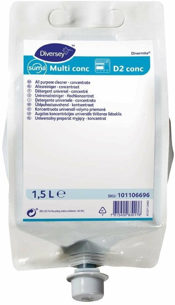 Diversey Suma Multi D2 Uniwersalny koncentrat do mycia powierzchni - 1,5 l