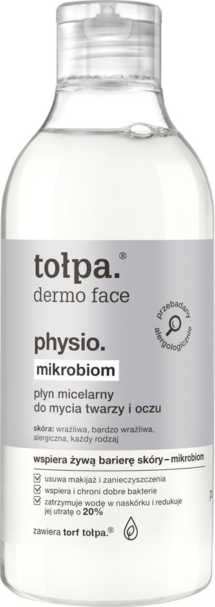 Tołpa Płyn micelarny do mycia twarzy i oczu Physio Mikrobiom 400ml