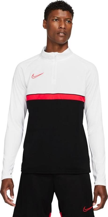 Nike Football Bluza męska Nike Dri-FIT Academy 21 Drill Top biało-czarna CW6110 016 2XL
