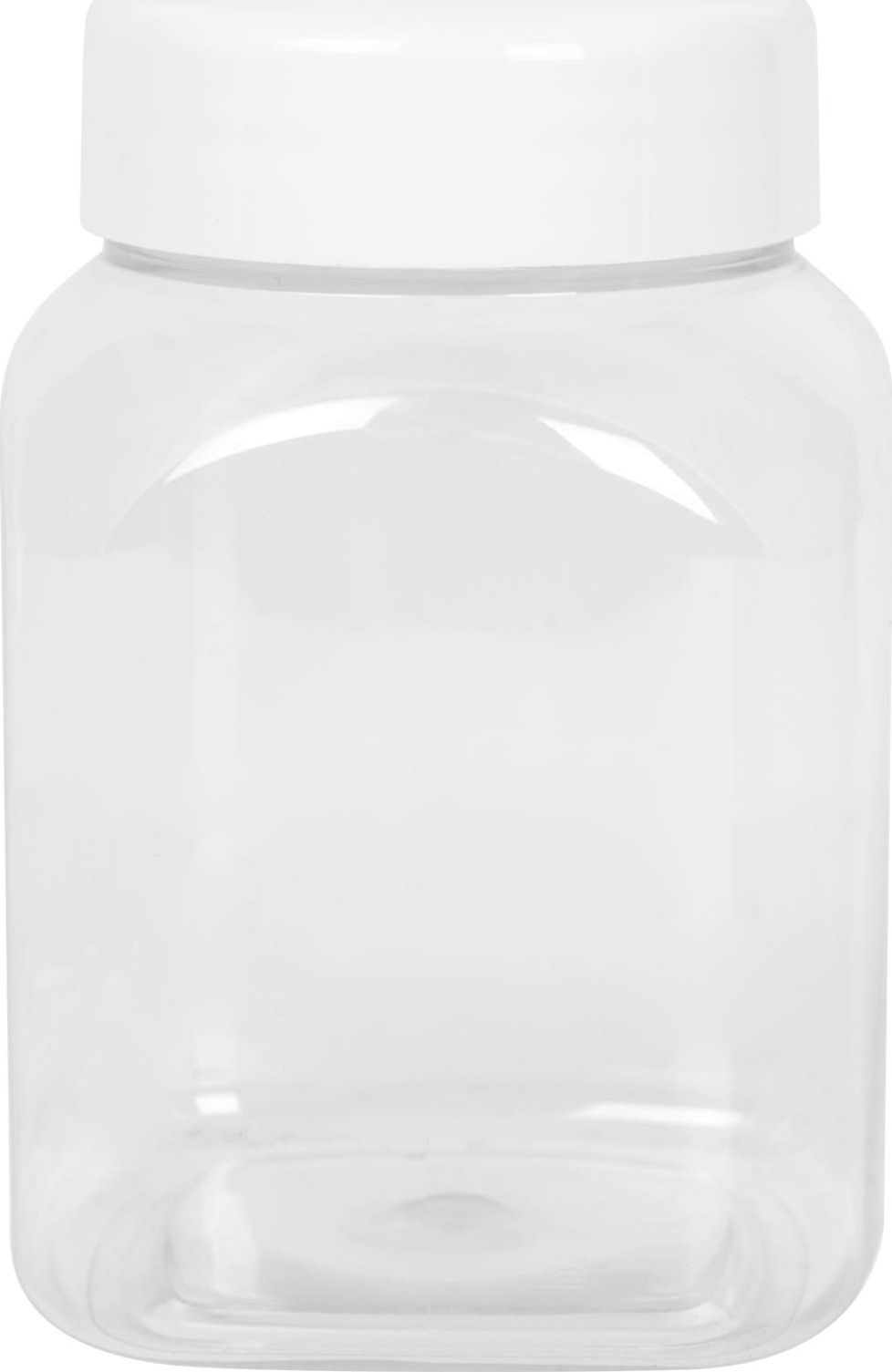 GSG24 Słoik kwadratowy z pokrywką gwint 63/485 transparentny 500ml Słoik kwadratowy z pokrywką gwint 63/485 transparentny 500ml