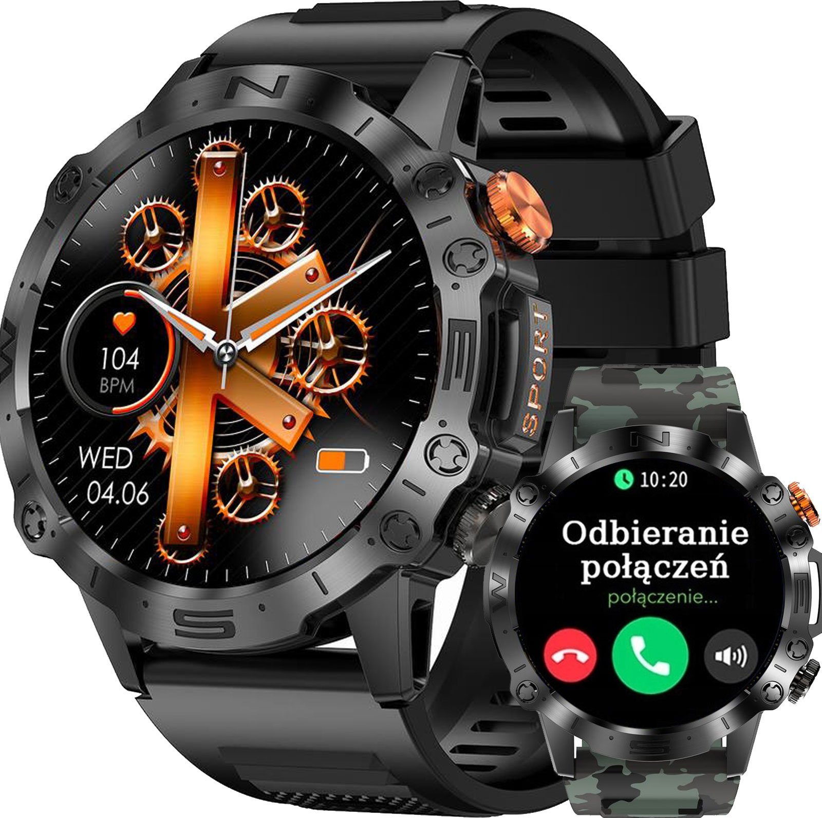 Smartwatch Gravity Zegarek męski SMARTWATCH GRAVITY GT20-6