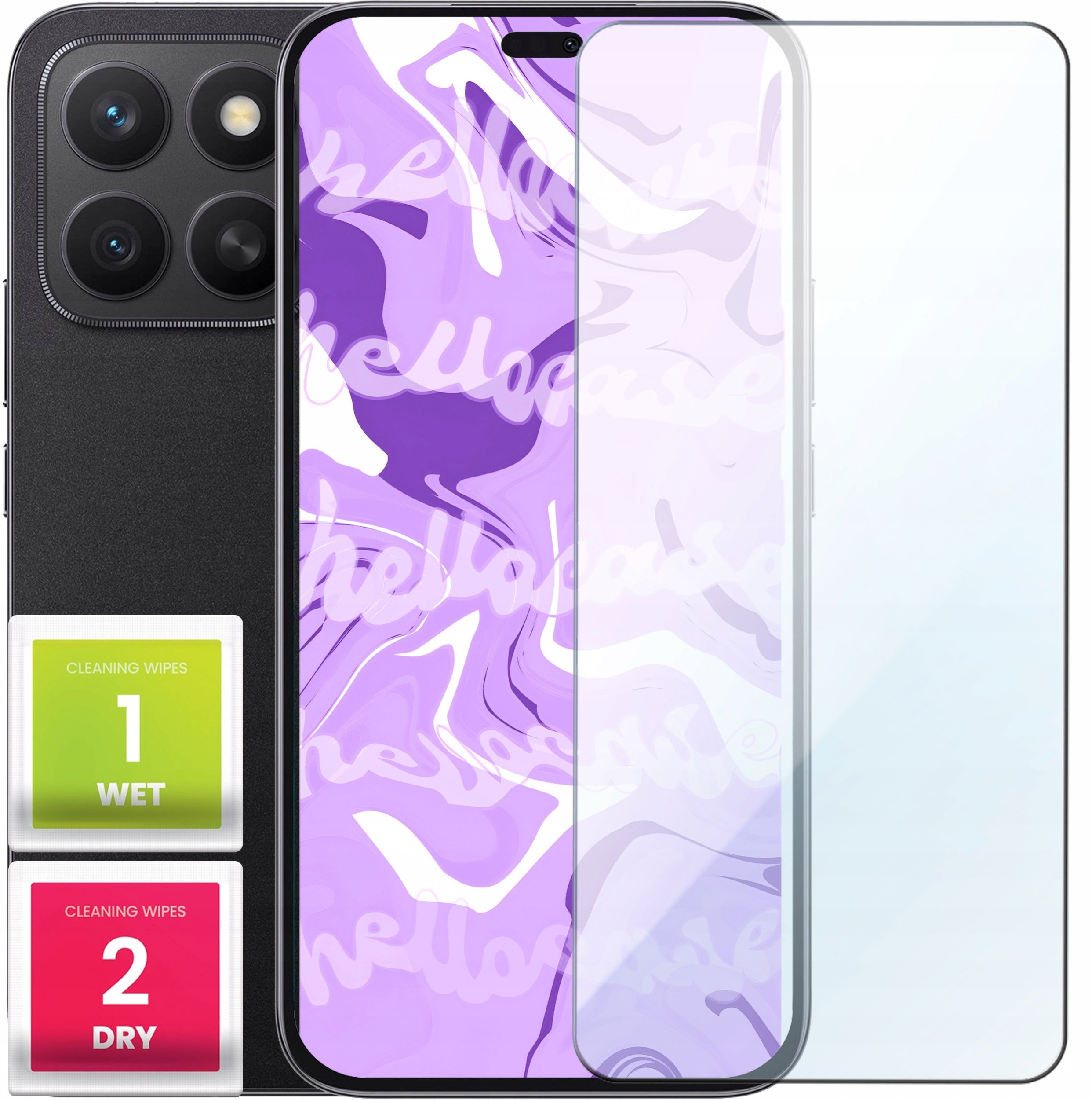 Szkło Hartowane do Honor X8C 4G (szybka 9H, płaskie 2.5D, ochronne)