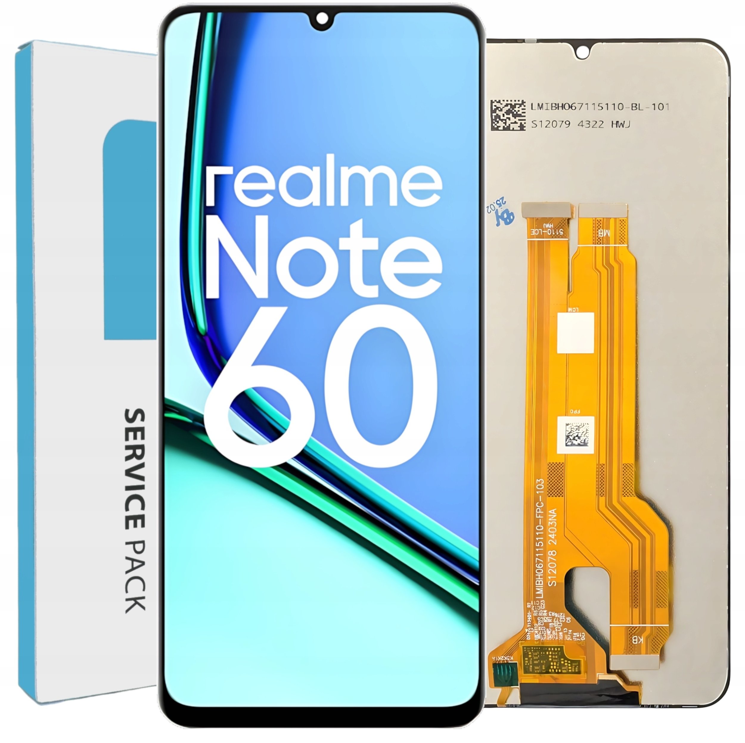 Wyświetlacz do Realme Note 60 Ekran LCD Oryginał Zila RMX3933 (5904858344192)