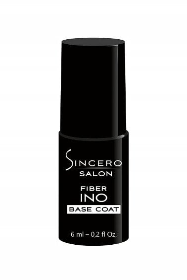 Gelinio nagų lako pagrindas "Sincero Salon", Fiber INO, 6 ml