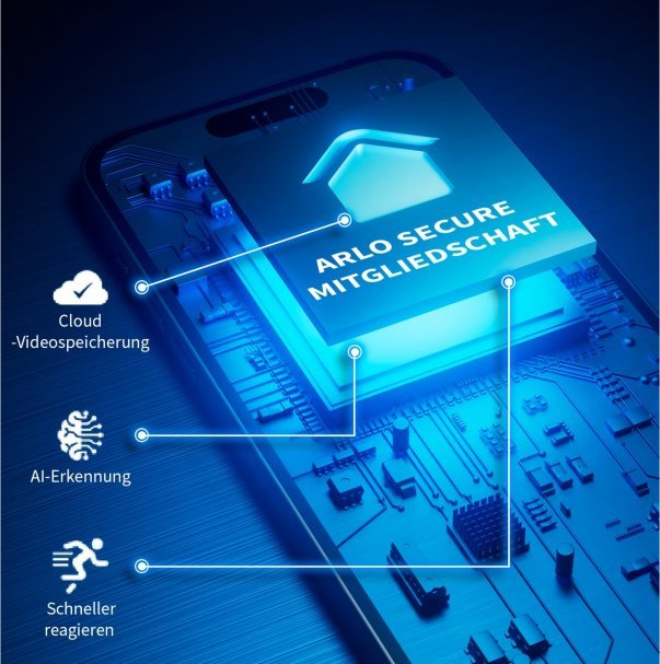 Kamera IP Arlo Arlo Pro 5 Spotlight, surveillance camera (white/black, 3-pack, WiFi, spotlight, 2K resolution)