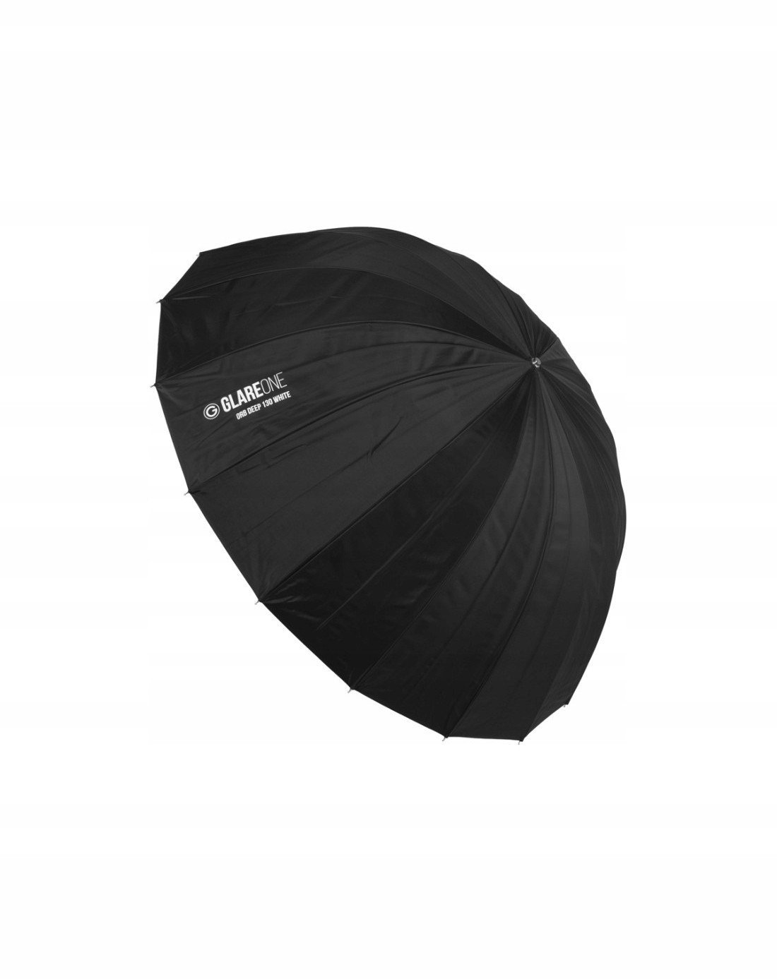 GlareOne Orb 130 White - głęboki biały parasol z dyfuzorem