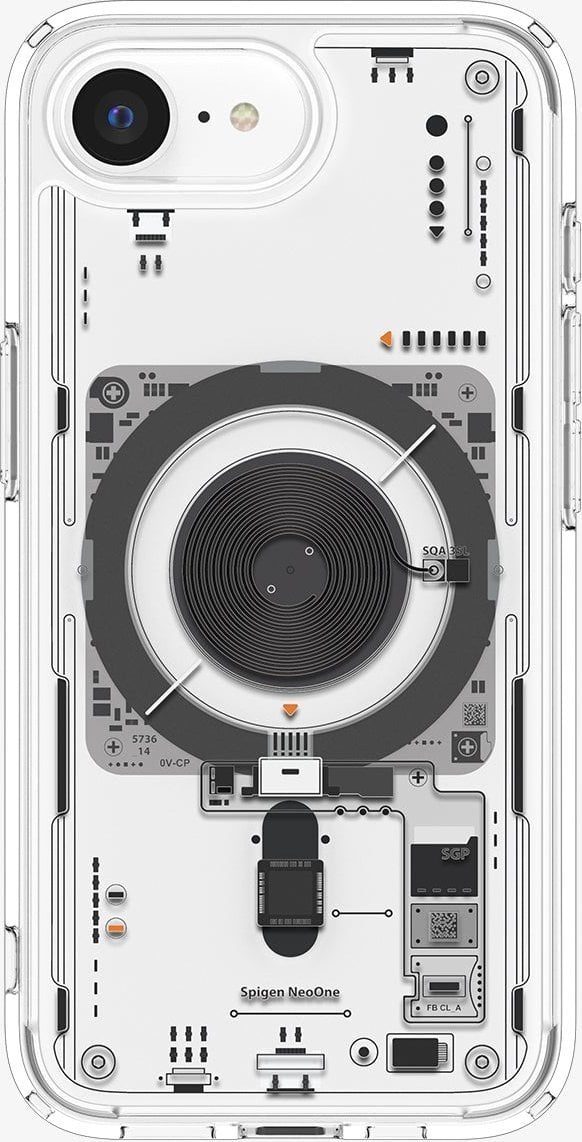 SPIGEN futerał ULTRA HYBRID MAG kompatybilny z MagSafe do IPHONE SE 4 2025 neo one