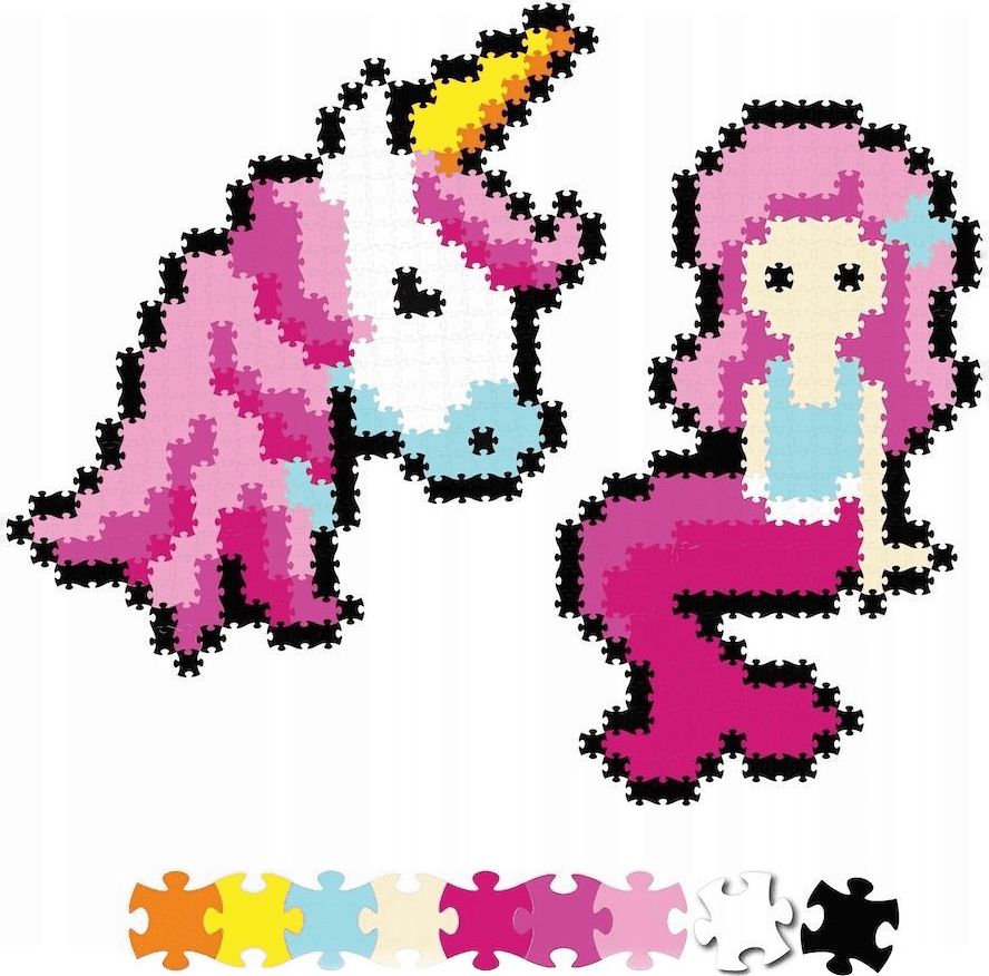 Qelements Puzzle 700 Pixelki Jixelz Bajkowi przyjaciele