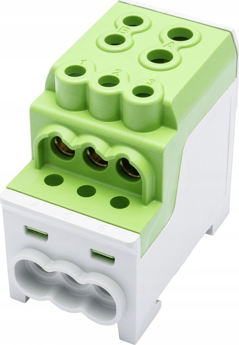 Simet Blok rozdzielczy - dystrybucyjny Al/Cu SDB 200 (80030) SIMBLOCK zielony 81602005