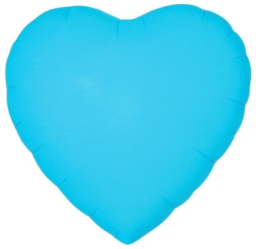 GoDan Balon foliowy Serce fluorescencyjne niebieskie 46cm