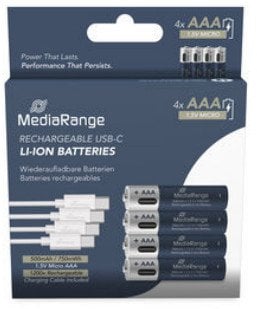 MediaRange MRBAT160 bateria do użytku domowego Bateria do ponownego naładowania AAA Litowo-jonowa (Li-Ion)