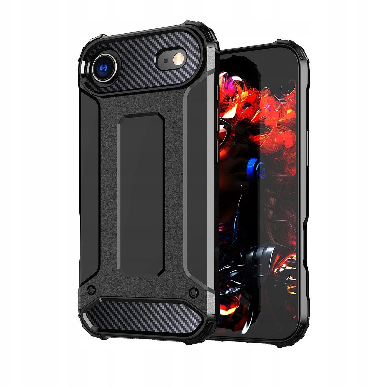 Etui Hybrid Armor na iPhone 17 Air pancerne - czarne